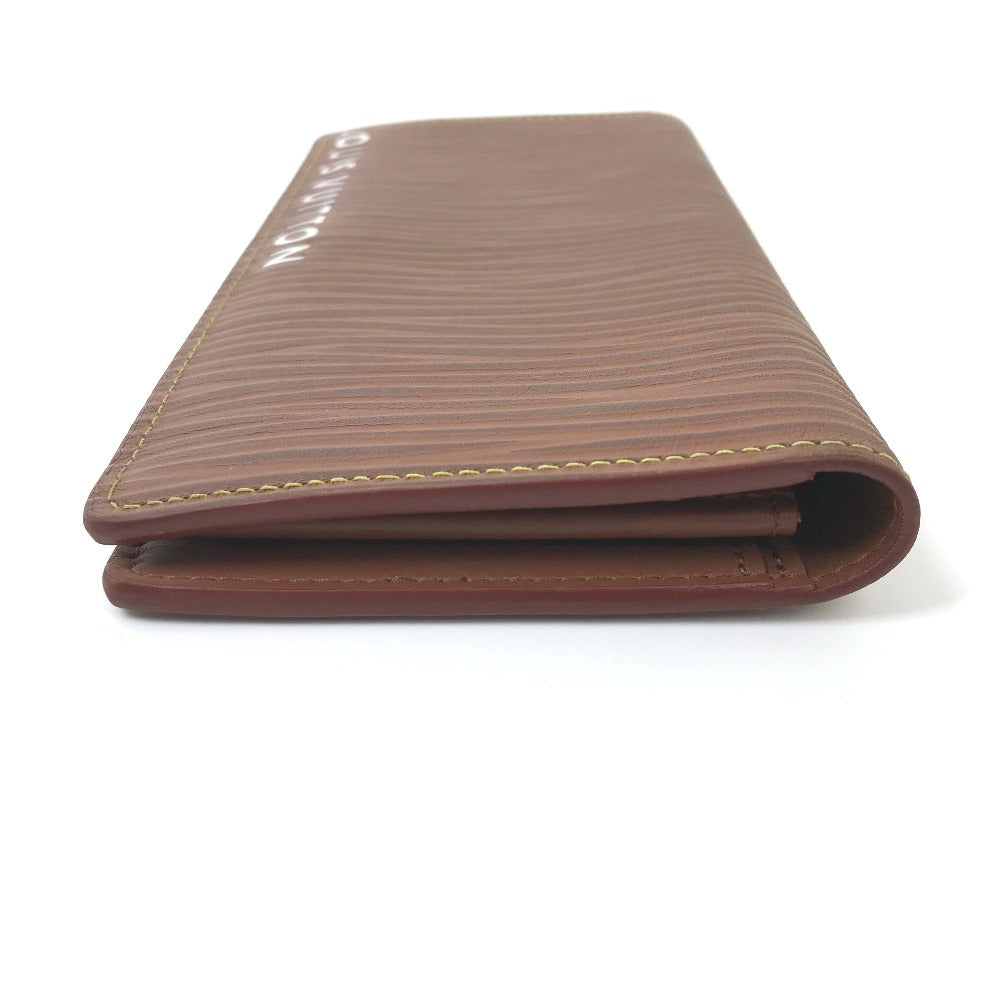 LOUIS VUITTON Long Wallet Purse M82631 Epi Leather Brown Epi Portefeuille Blaza NM mens