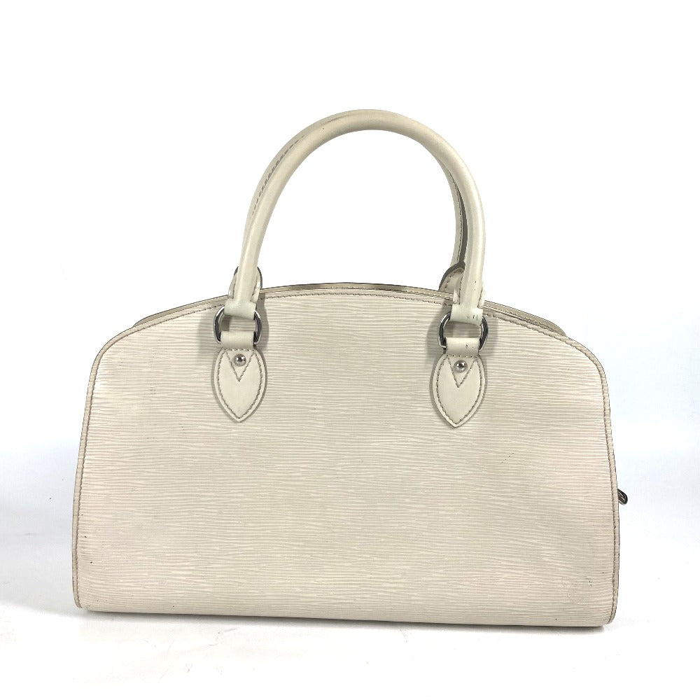 LOUIS VUITTON Handbag Epi Leather white Epi Ponneuf PM Women