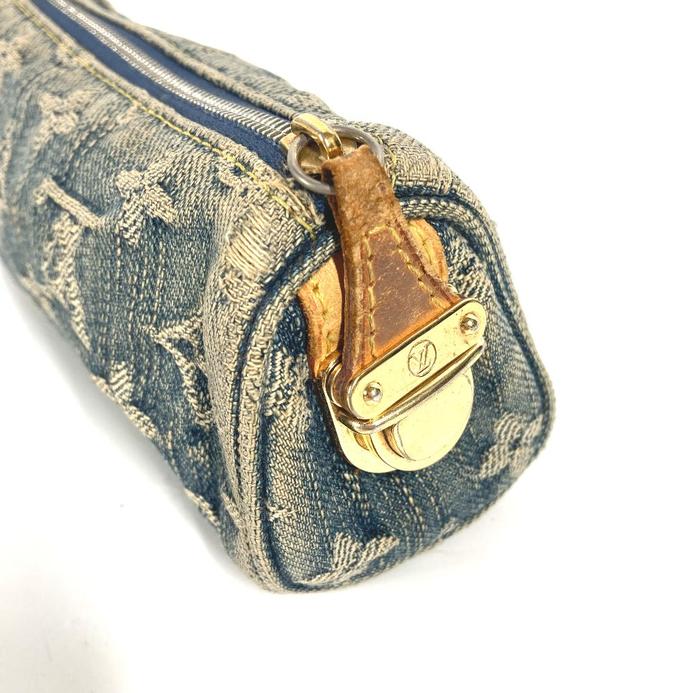 LOUIS VUITTON Pouch M95081 Monogram denim blue Monogram denim Truth Speedy GM
