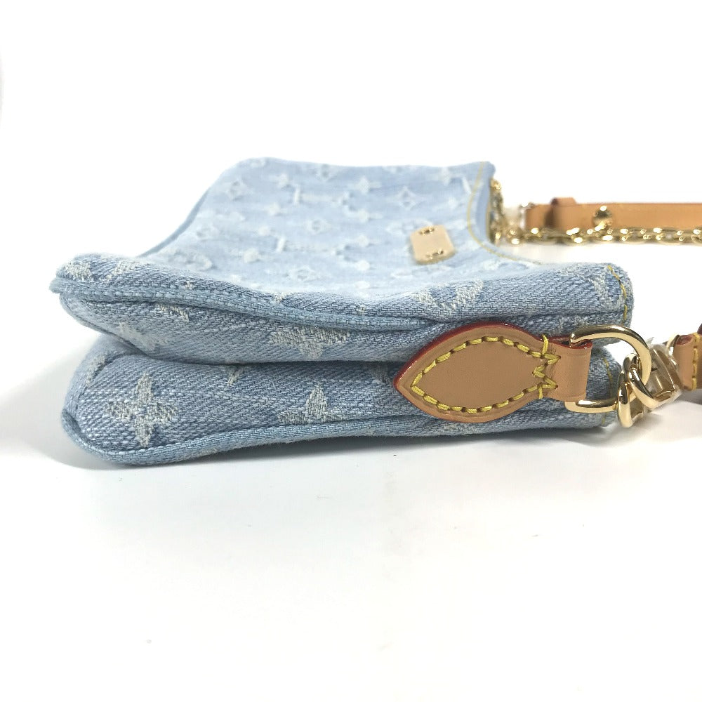 LOUIS VUITTON Shoulder Bag M83532 Monogram denim blue Monogram denim Pochette Live