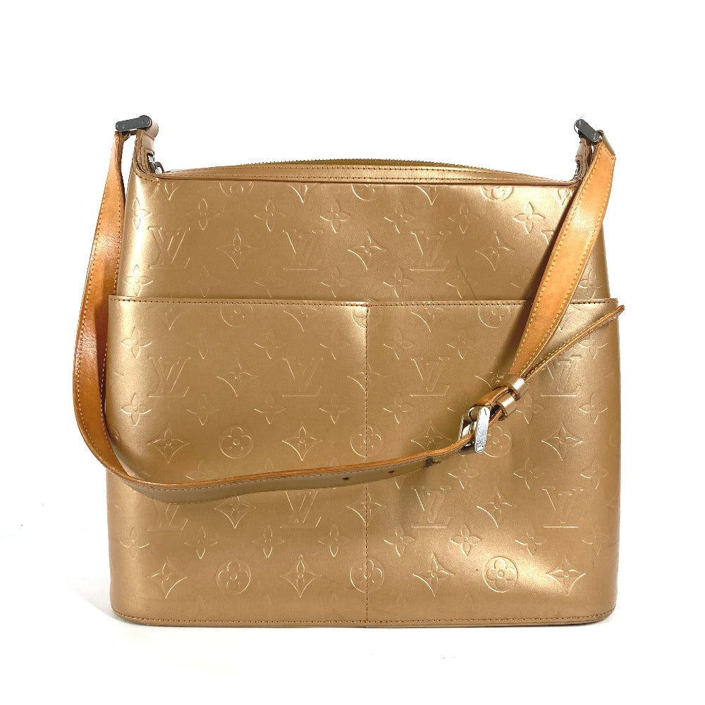 LOUIS VUITTON Shoulder Bag Monogram mat leather beige Monogram mat Sutter Women