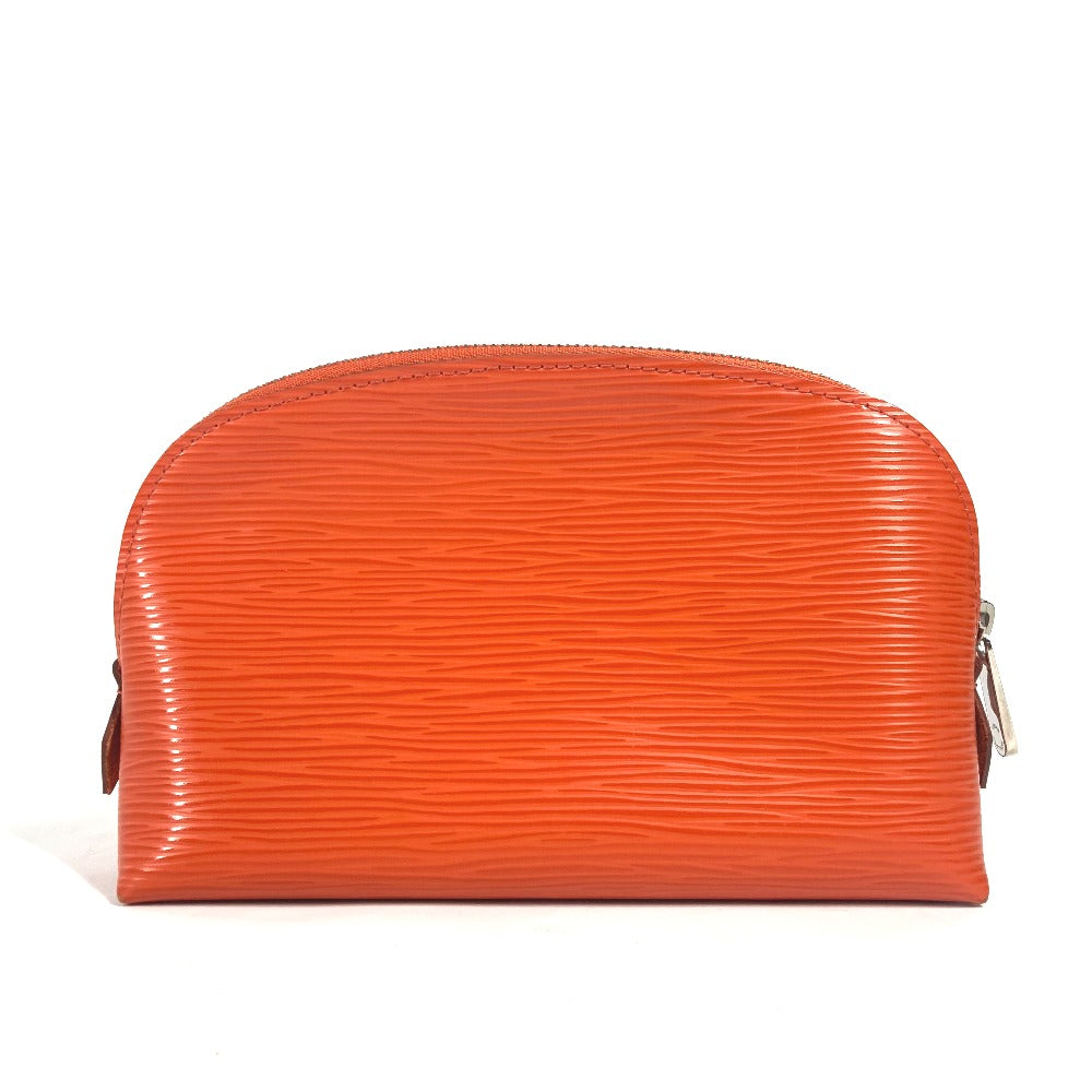 LOUIS VUITTON Cosmetics Pouch M40642 Epi Leather Orange Epi Pochette Cosmetic PM Women