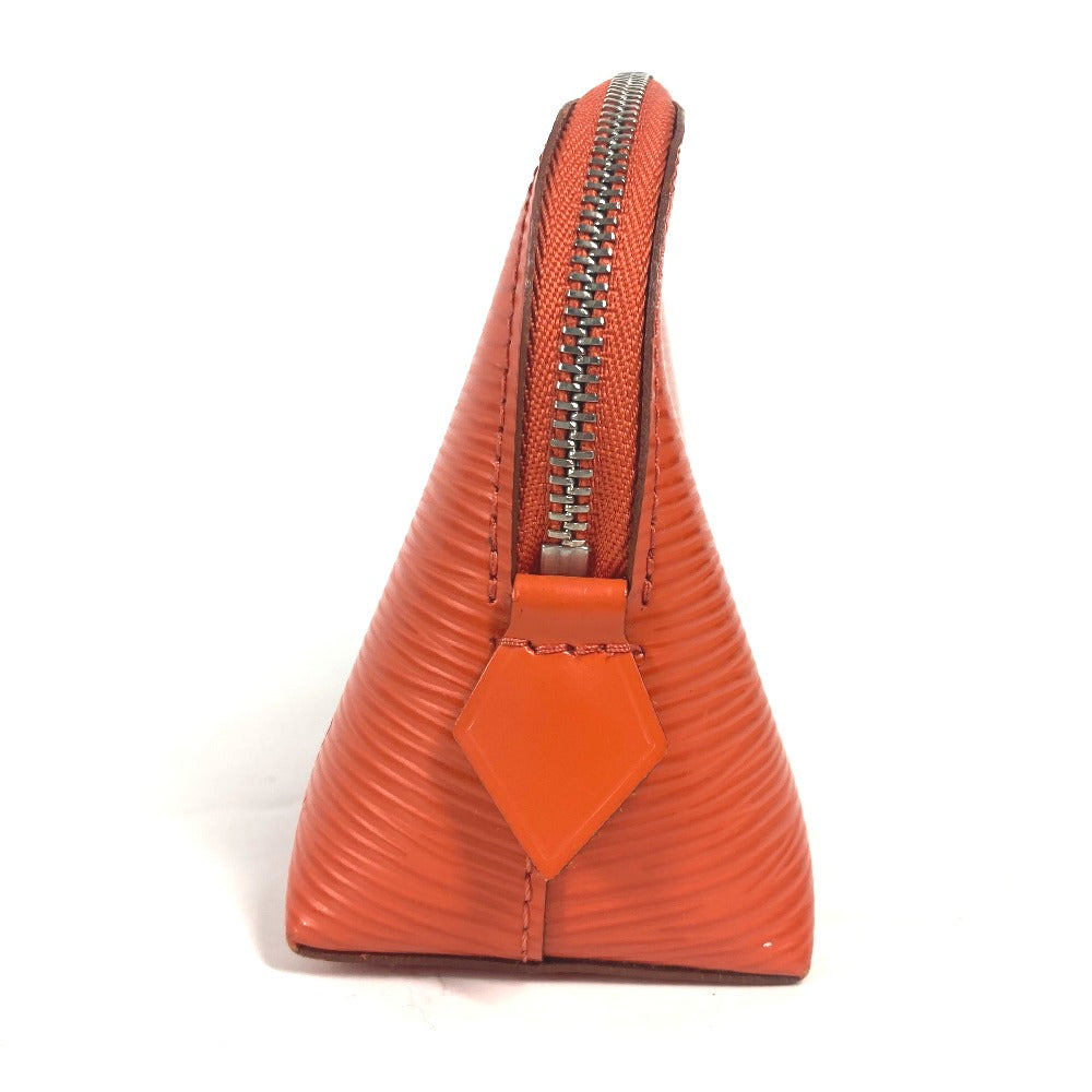 LOUIS VUITTON Cosmetics Pouch M40642 Epi Leather Orange Epi Pochette Cosmetic PM Women