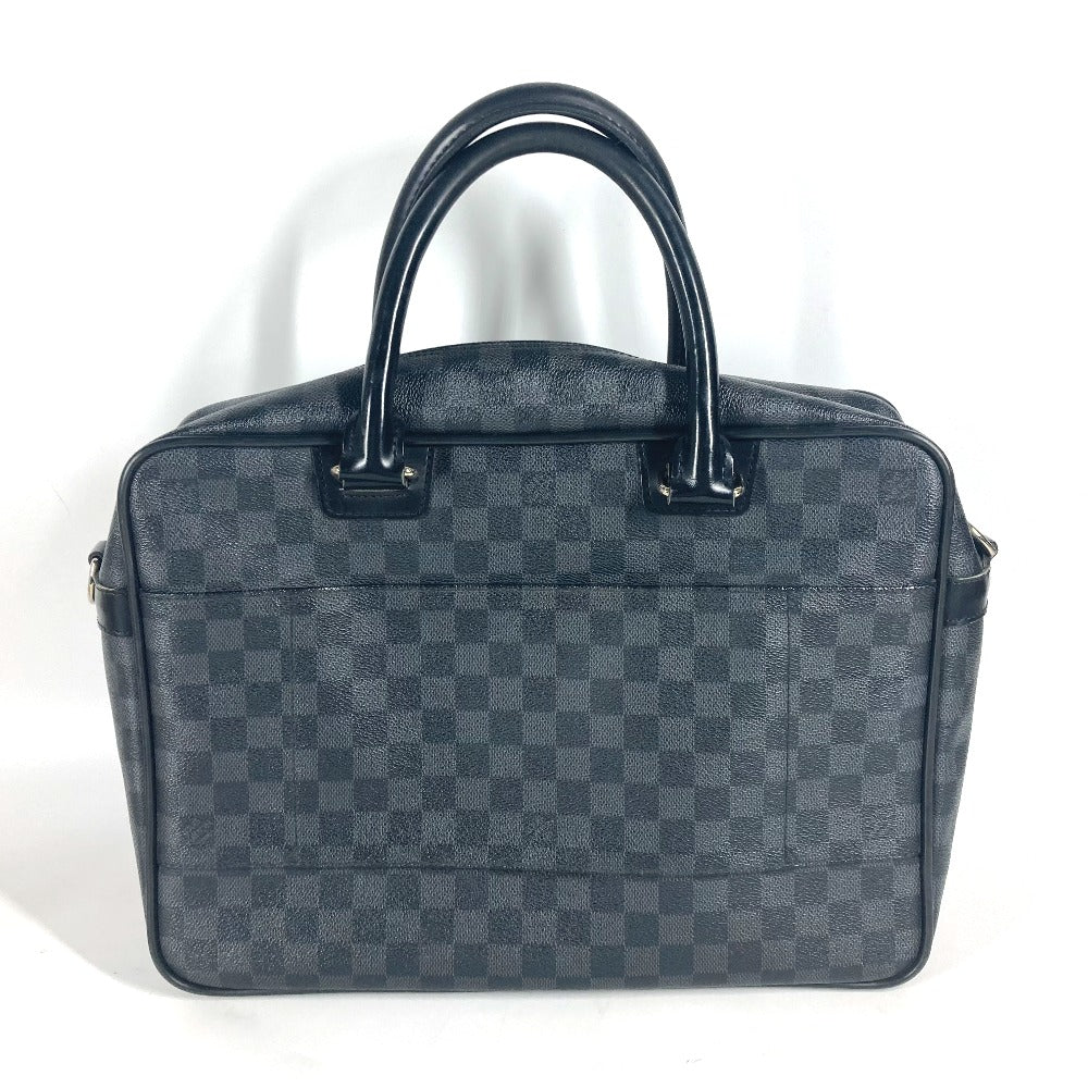 LOUIS VUITTON Business bag Damier Grafitto Canvas black Damier Grafitte Ikar mens