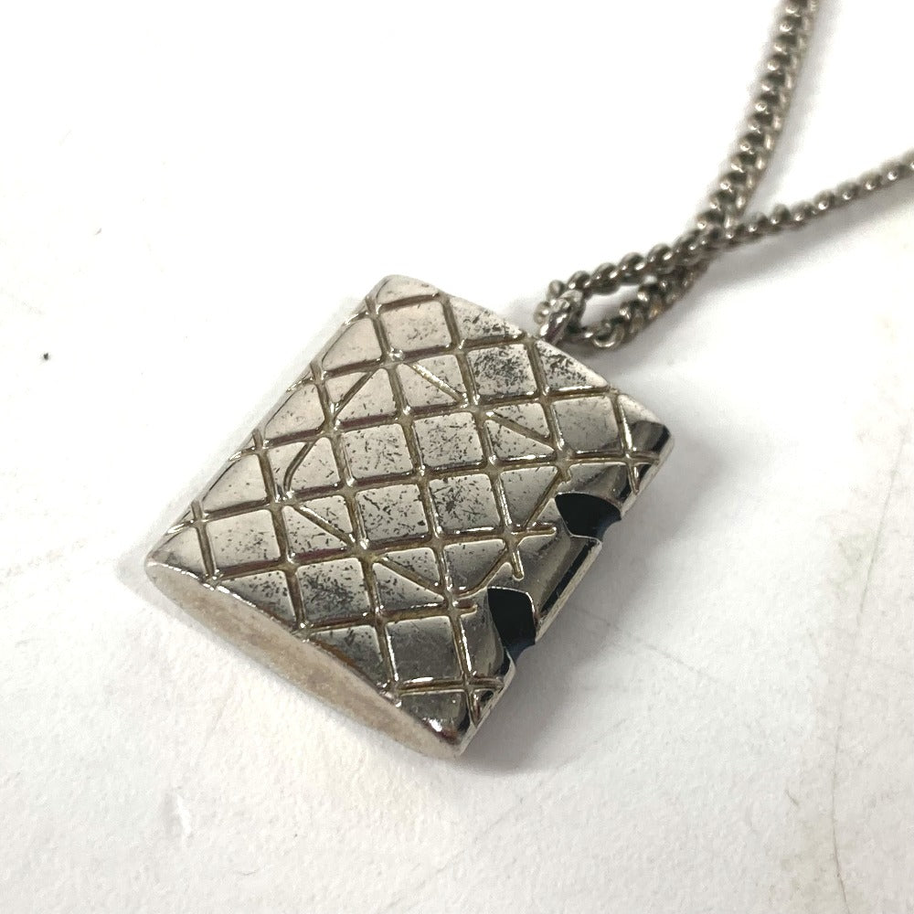 CHANEL Necklace metal Silver 05A Cambon Line CC COCO Mark Women