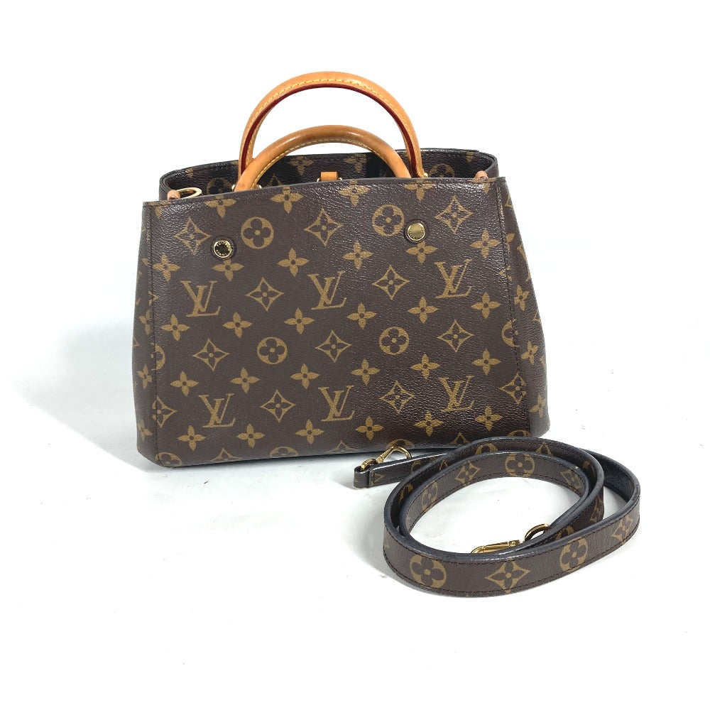 LOUIS VUITTON Handbag M41055 Monogram canvas Brown Monogram Montaigne BB Women