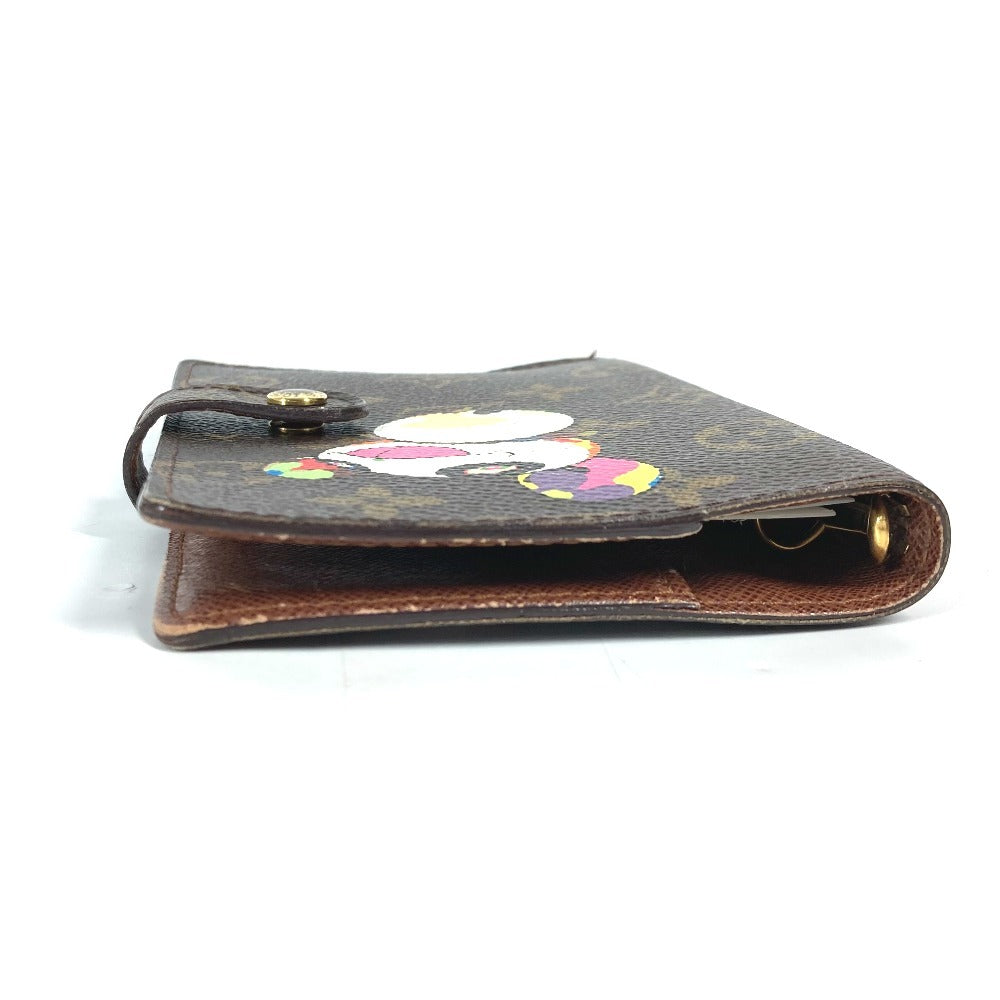 LOUIS VUITTON Notebook cover R20011 Monogram canvas Brown Monogram panda Agenda PM Women
