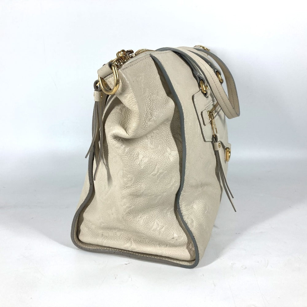 LOUIS VUITTON Shoulder Bag M93411 Monogram Ann Platt Leather white Monogram Ann Platt Remunize PM