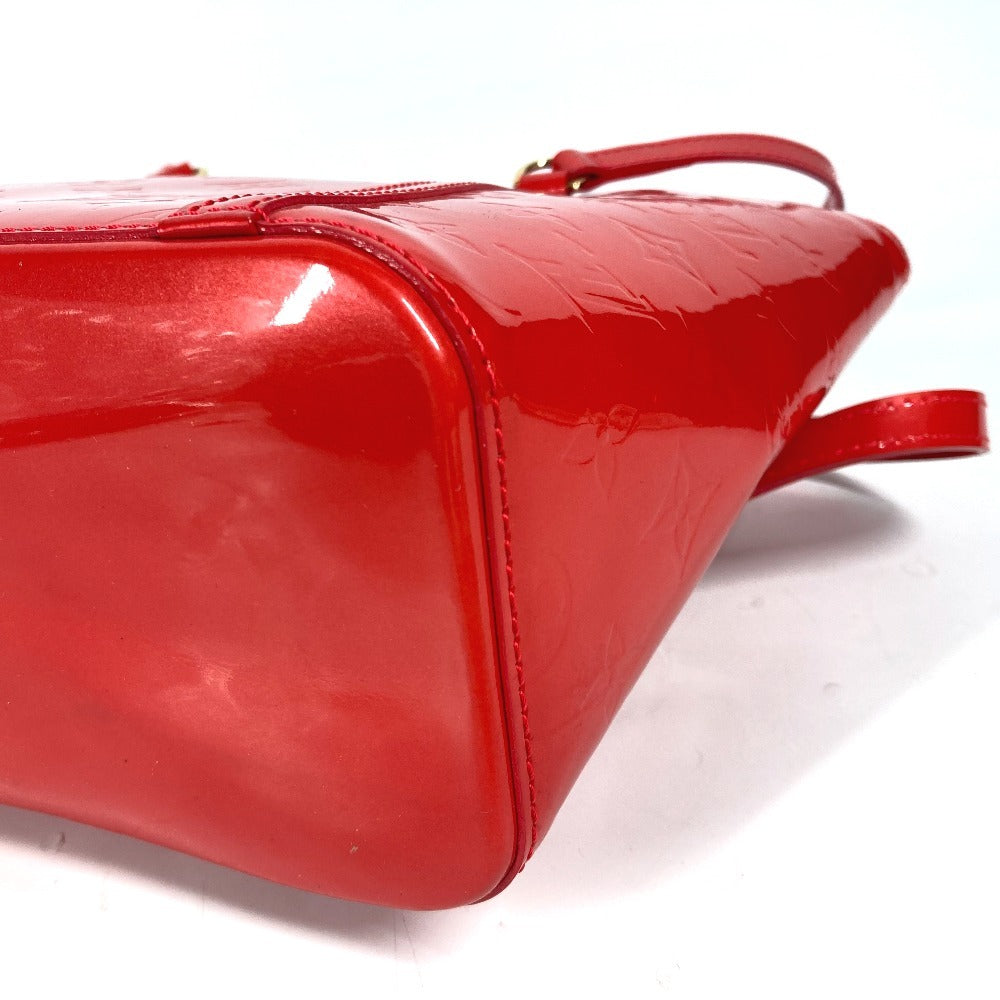 LOUIS VUITTON Shoulder Bag M91727 Monogram Vernis Red Monogram Vernis Avalon MM