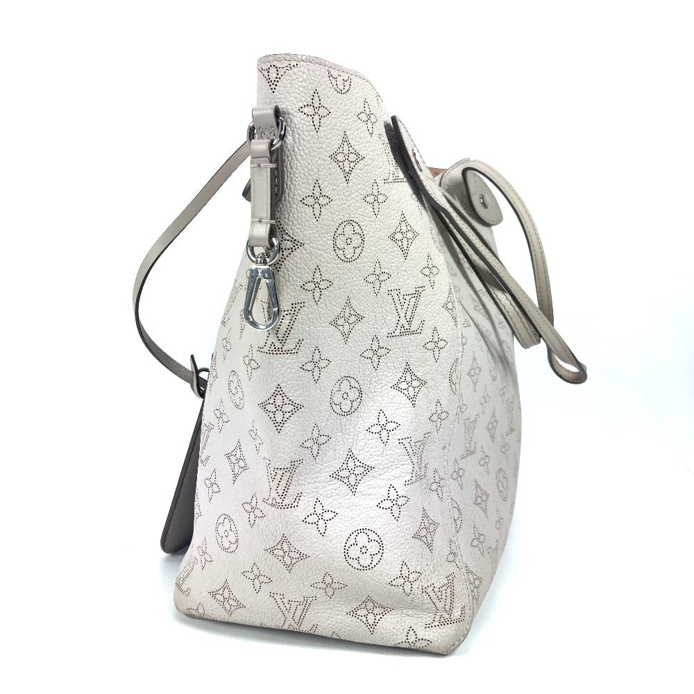 LOUIS VUITTON Shoulder Bag M57535 monogram mahina leather Greige type Monogram Mahina Hina MM Women