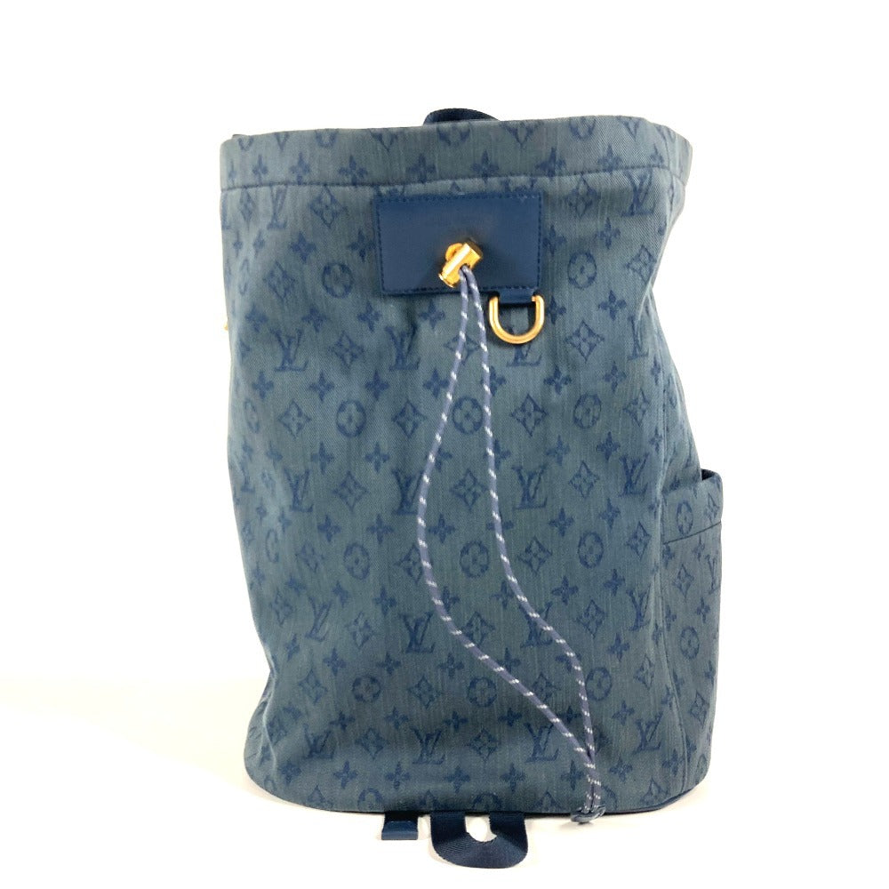 LOUIS VUITTON Backpack M44617 Monogram denim canvas blue Monogram denim chalk backpack