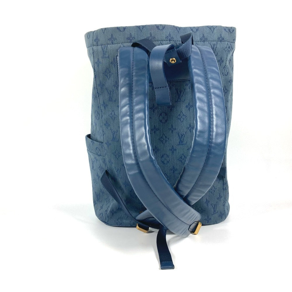 LOUIS VUITTON Backpack M44617 Monogram denim canvas blue Monogram denim chalk backpack