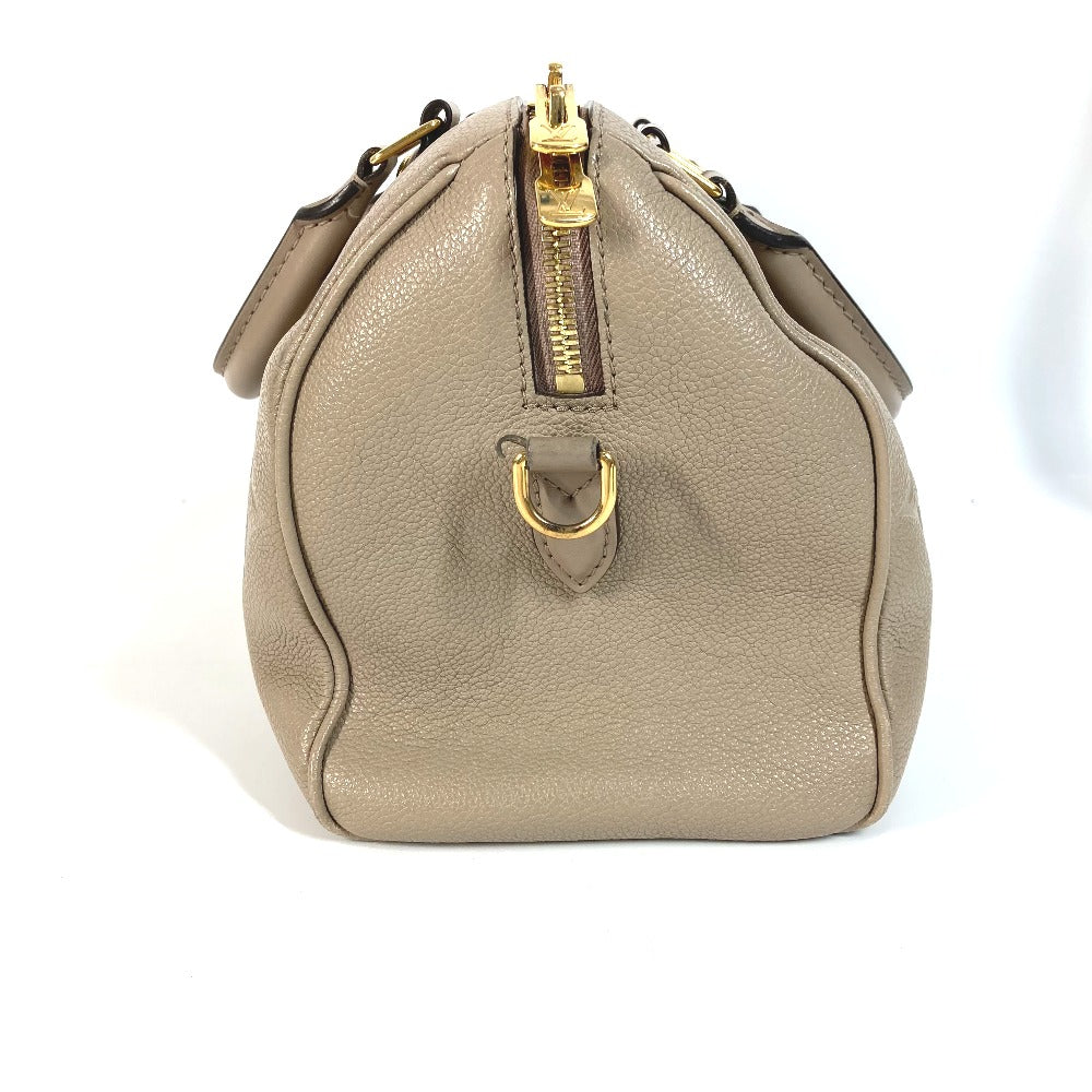 LOUIS VUITTON Handbag M59273 Calf leather beige Monogram Ann Platt Speedy bandouliere 25
