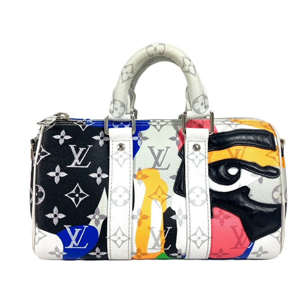LOUIS VUITTON Shoulder Bag M46701 Monogram canvas, leather multicolor Monogram LV Portrait Keepall ・bandouliere 25
