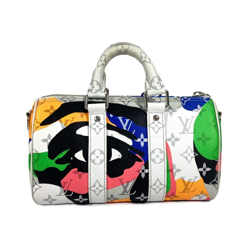 LOUIS VUITTON Shoulder Bag M46701 Monogram canvas, leather multicolor Monogram LV Portrait Keepall ・bandouliere 25