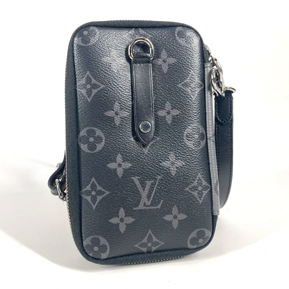 LOUIS VUITTON Shoulder Bag M69534 Monogram Eclipse Canvas black Monogram Eclipse Double phone pouch