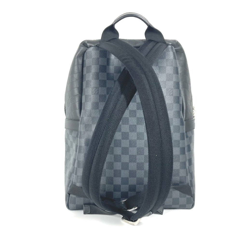 LOUIS VUITTON Backpack N40436 Damier Infini Leather , Damier Graphite Canvas black Damier Squared Discovery Backpack PM