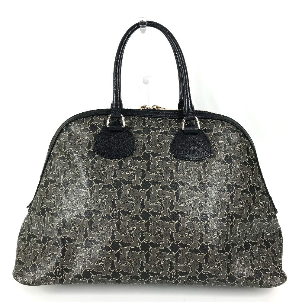 CELINE Handbag PVC / Leather black Sulky logo