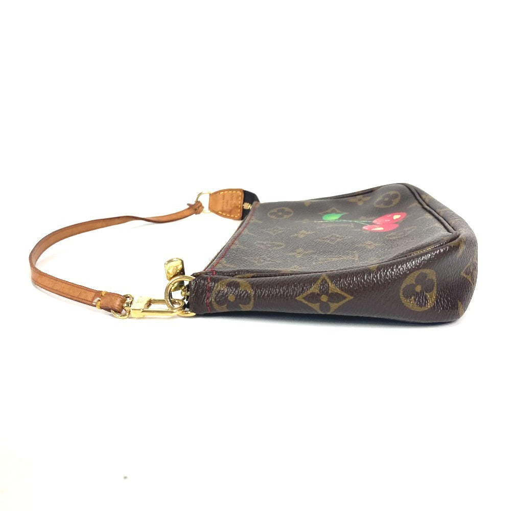 LOUIS VUITTON Handbag M95008 Monogram Cherry Canvas Brown Monogram Cherry by Takashi Murakami Pochette Accessoar