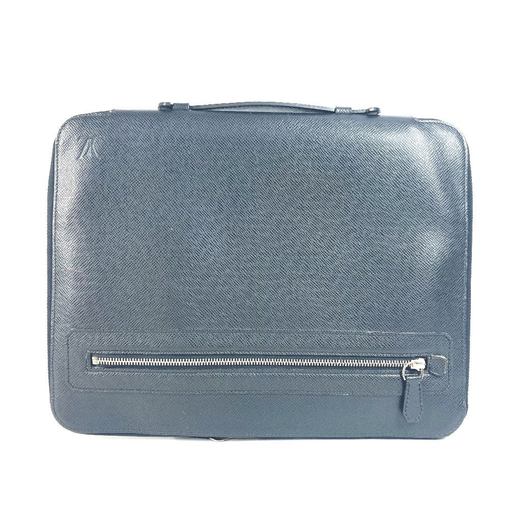 LOUIS VUITTON Clutch bag M32612 Taiga Leather black Taiga Vladimir
