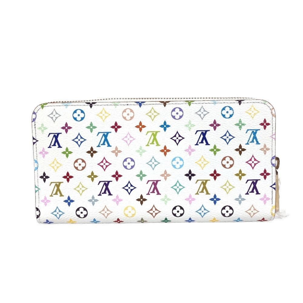 LOUIS VUITTON Long Wallet Purse M13922 Monogram multicolor canvas white Japan exclusive LV × TM Monogram Multicolor Zippy wallet