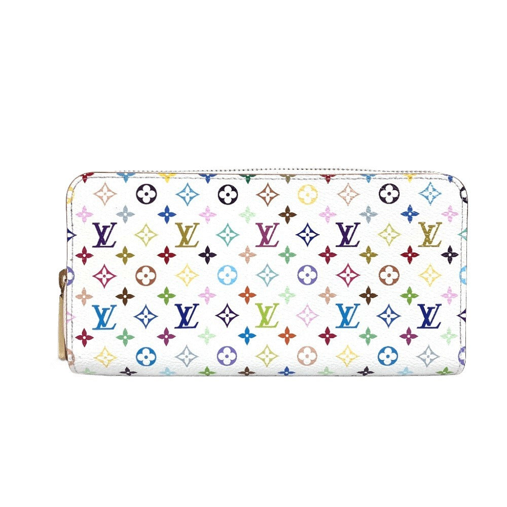 LOUIS VUITTON Long Wallet Purse M13922 Monogram multicolor canvas white Japan exclusive LV × TM Monogram Multicolor Zippy wallet