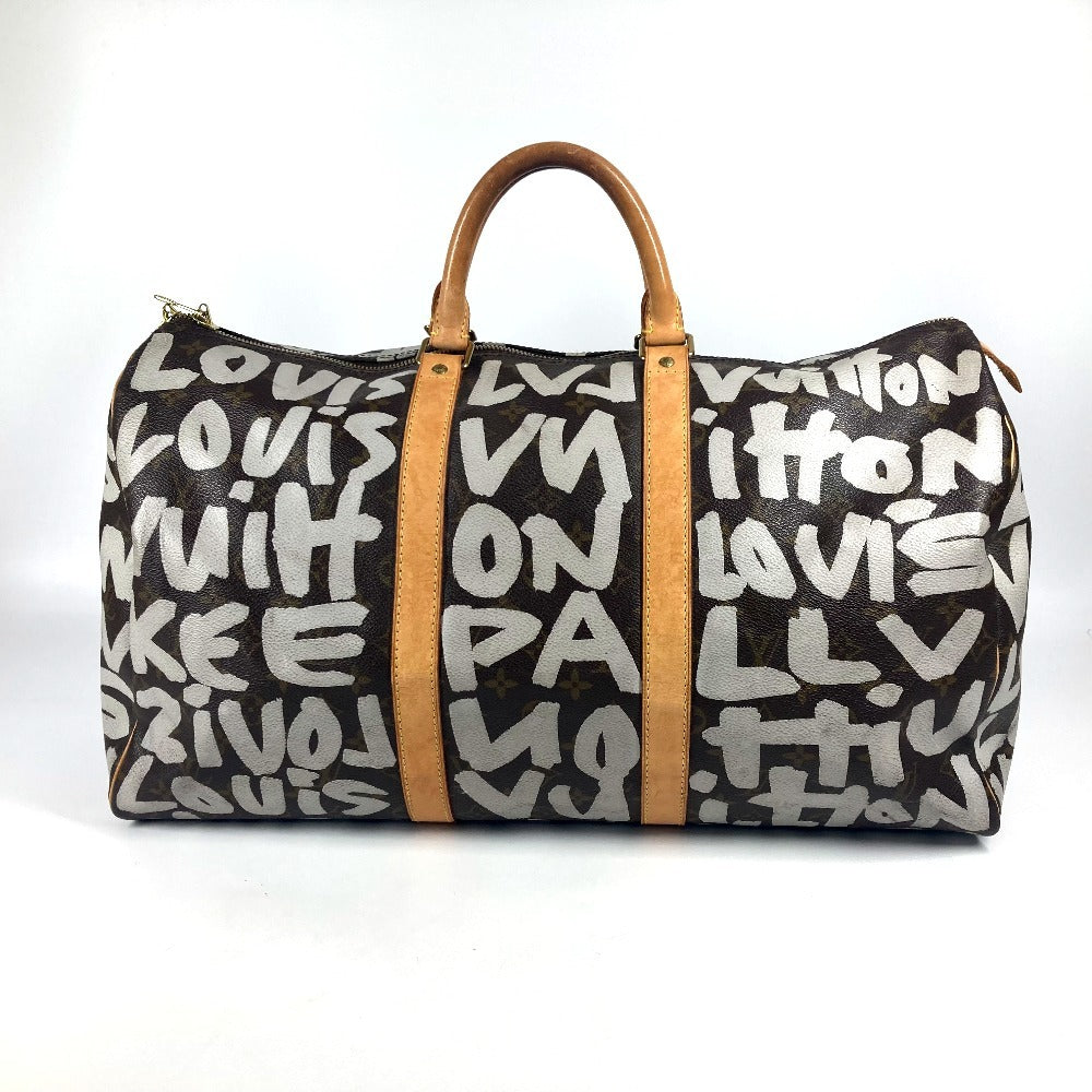 LOUIS VUITTON Boston Duffel bag M92197 MonogramGraffitiCanvas Brown Monogram graffiti Keepall 50