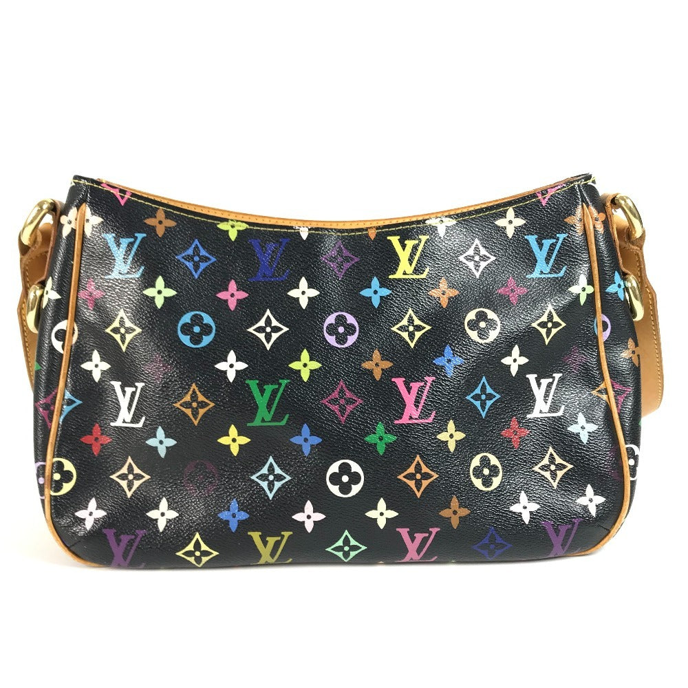 LOUIS VUITTON Shoulder Bag M40052 Monogram multicolor canvas black Monogram multicolor Lodge GM Lodge GM