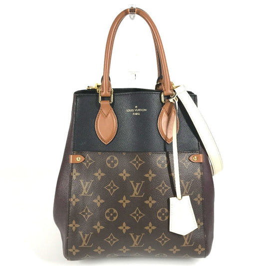 LOUIS VUITTON Handbag M45409 Monogram canvas Brown Monogram Fold Tote MM