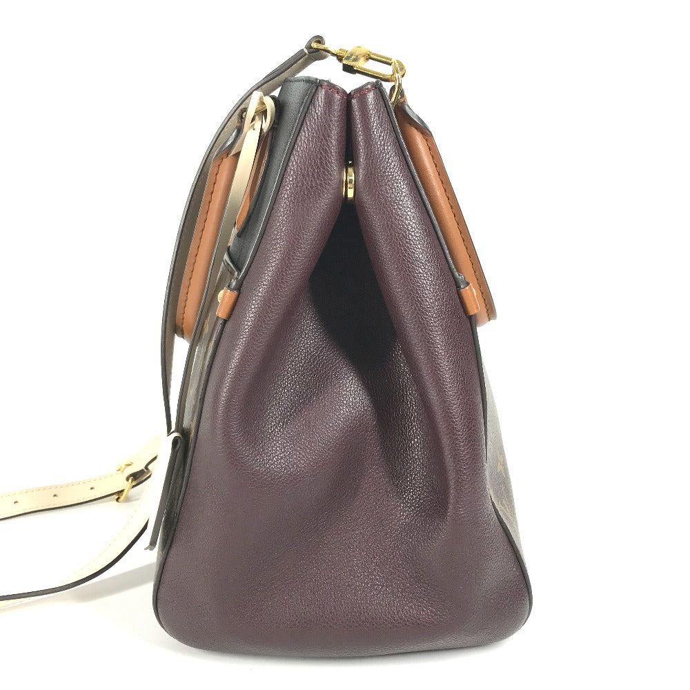 LOUIS VUITTON Handbag M45409 Monogram canvas Brown Monogram Fold Tote MM