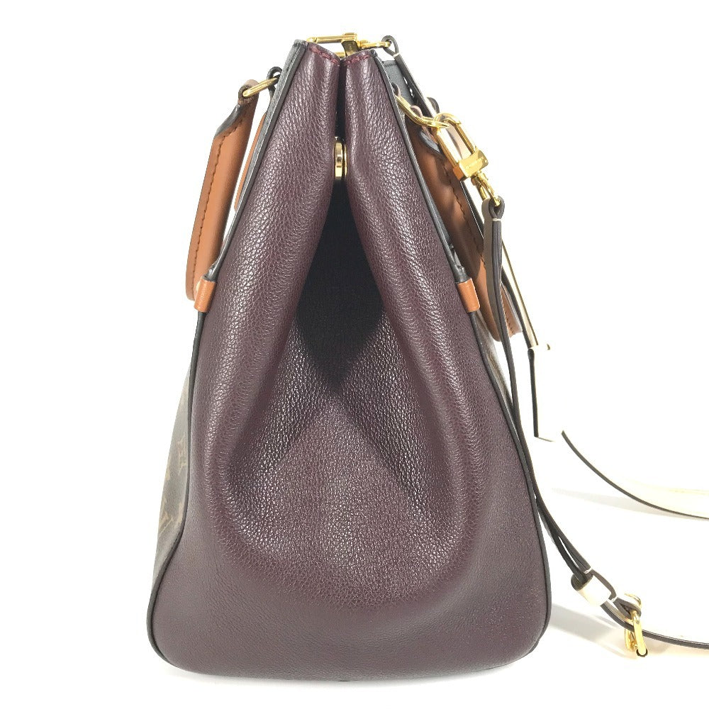 LOUIS VUITTON Handbag M45409 Monogram canvas Brown Monogram Fold Tote MM
