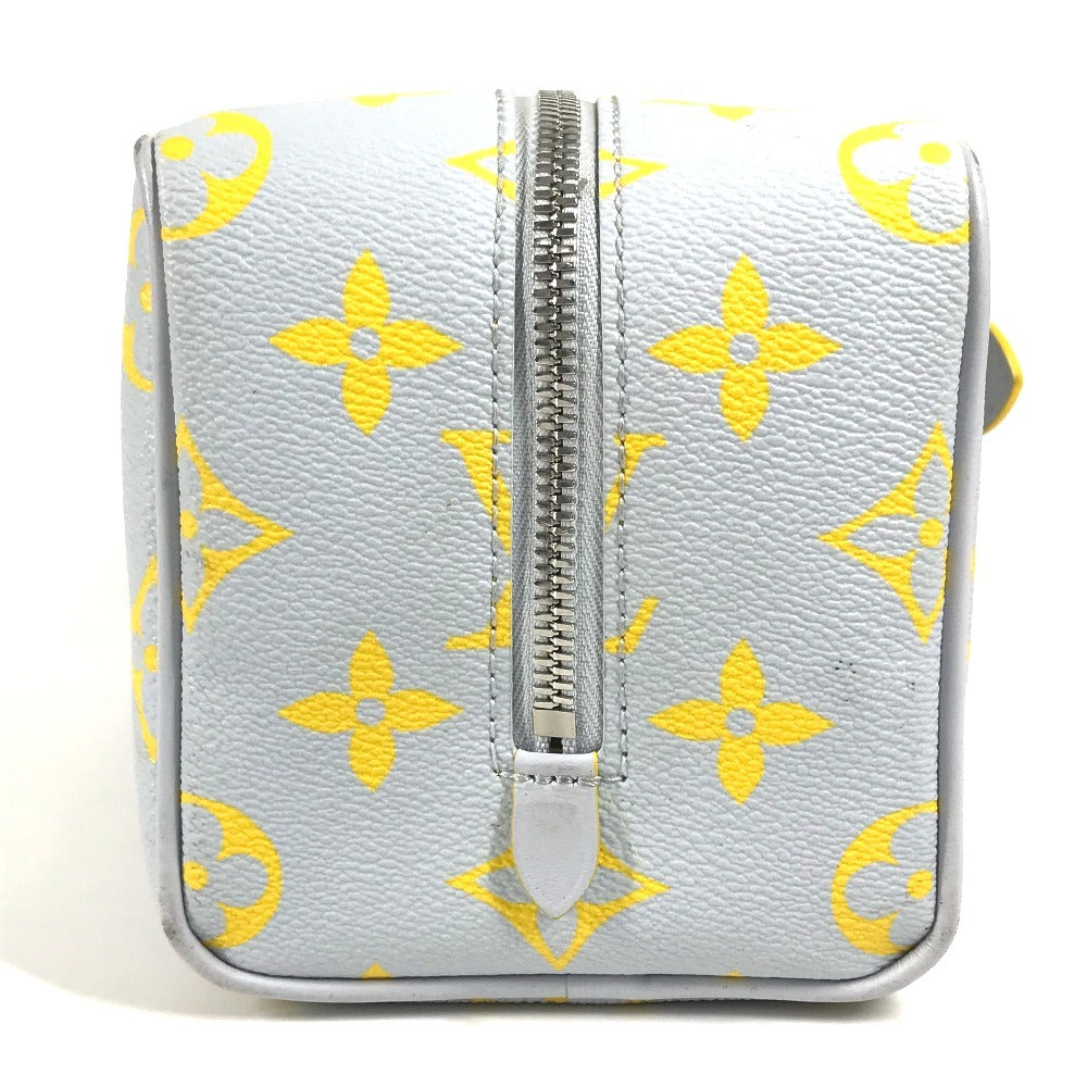 LOUIS VUITTON business bag M24536 , Monogram Glow Canvas gray Monogram Glow Rocker Dopp Kit
