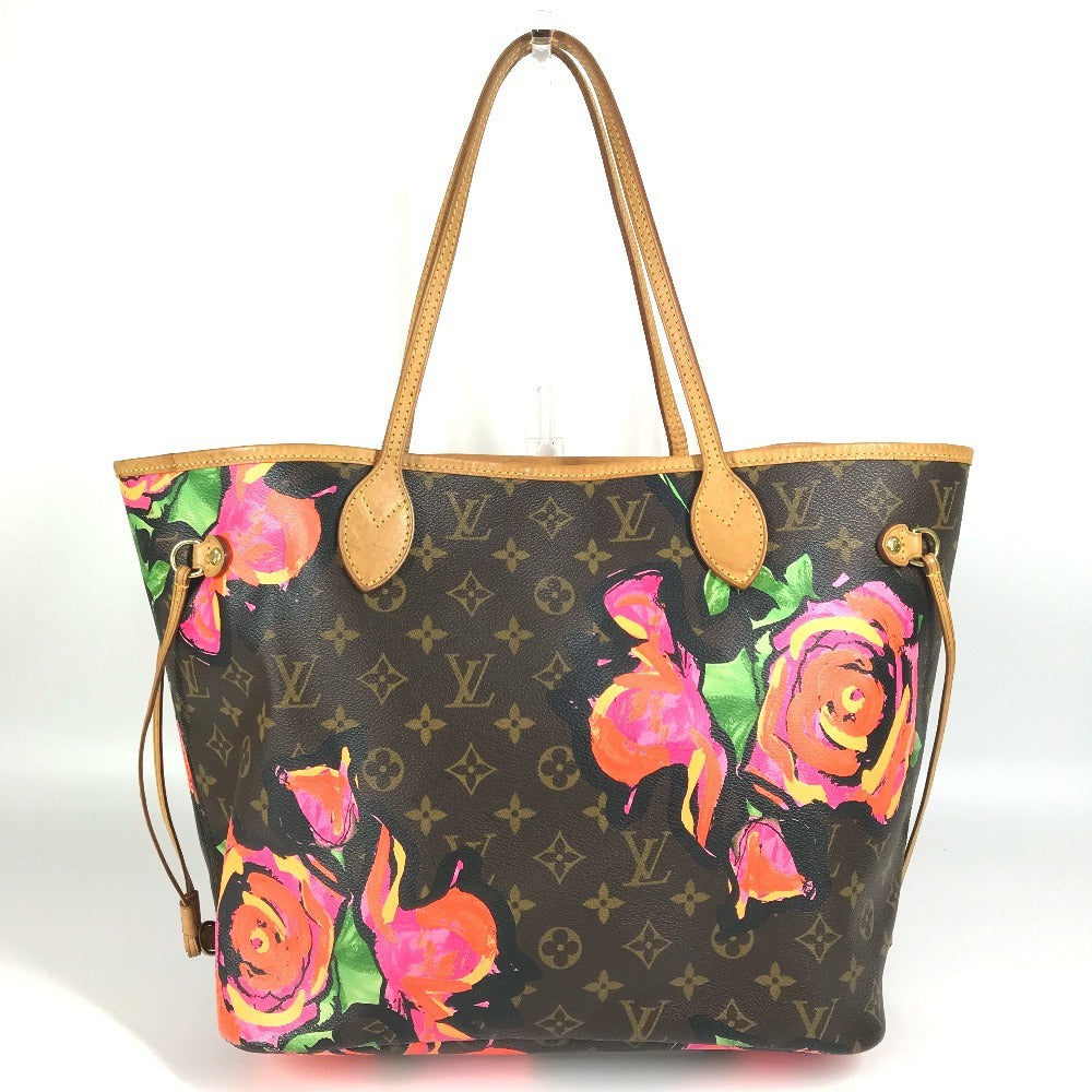 LOUIS VUITTON Tote Bag M48613 Monogram canvas Brown Monogram Rose Neverfull MM
