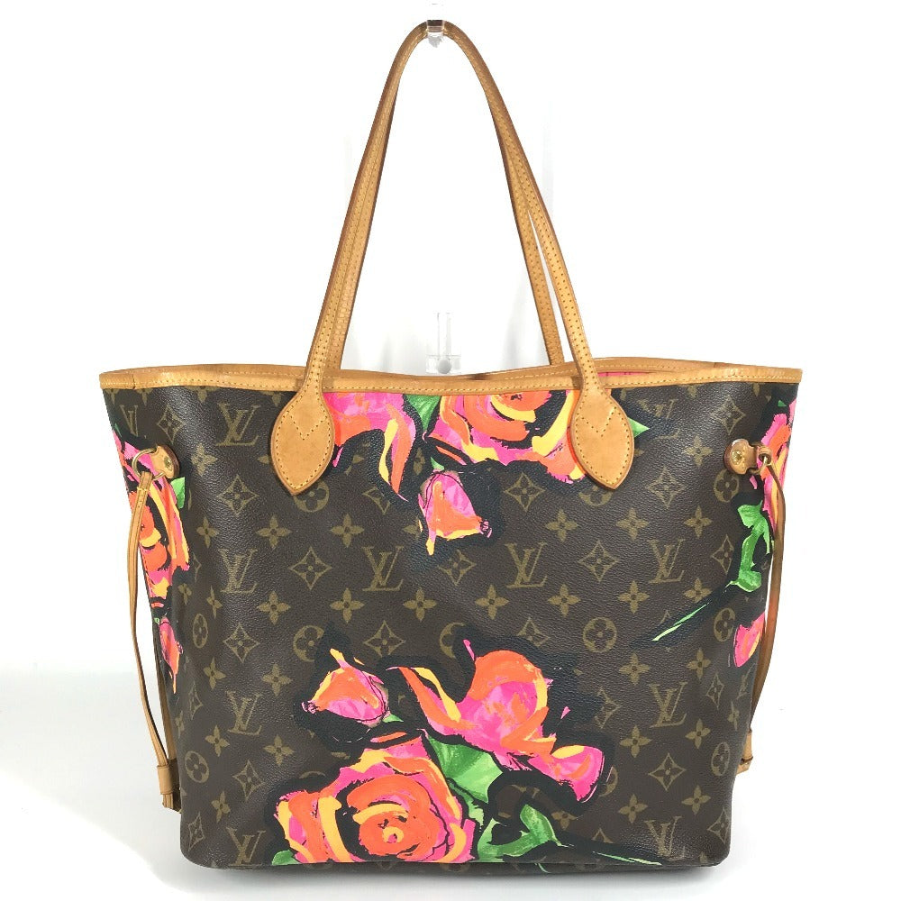 LOUIS VUITTON Tote Bag M48613 Monogram canvas Brown Monogram Rose Neverfull MM
