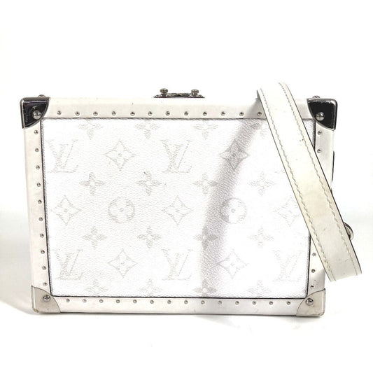 LOUIS VUITTON Shoulder Bag M11049 Monogram canvas, leather white Taigalama clutch box