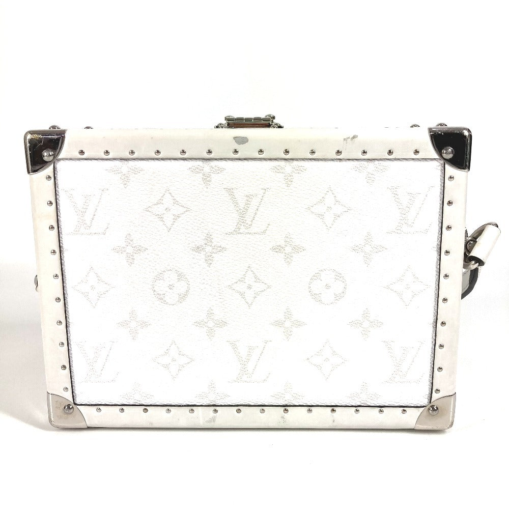 LOUIS VUITTON Shoulder Bag M11049 Monogram canvas, leather white Taigalama clutch box
