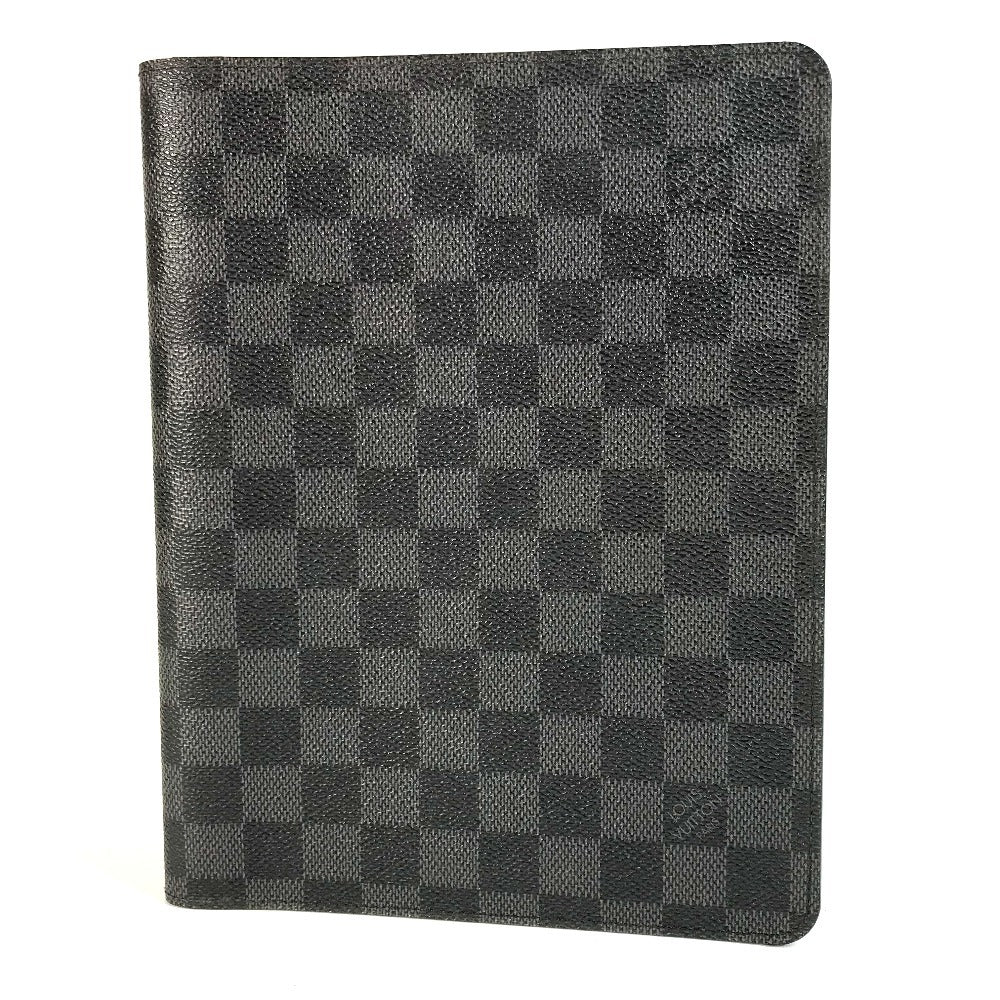 LOUIS VUITTON Note cover R20974 Damier Grafitto Canvas black Damier Grafitte Agenda Bureau