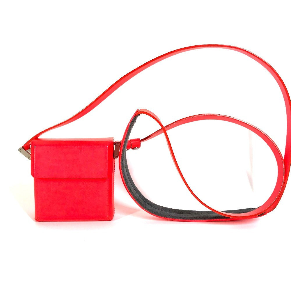 LOUIS VUITTON Shoulder Bag M92160 damier glacÃ© leather Red type Damie Grasset Marty