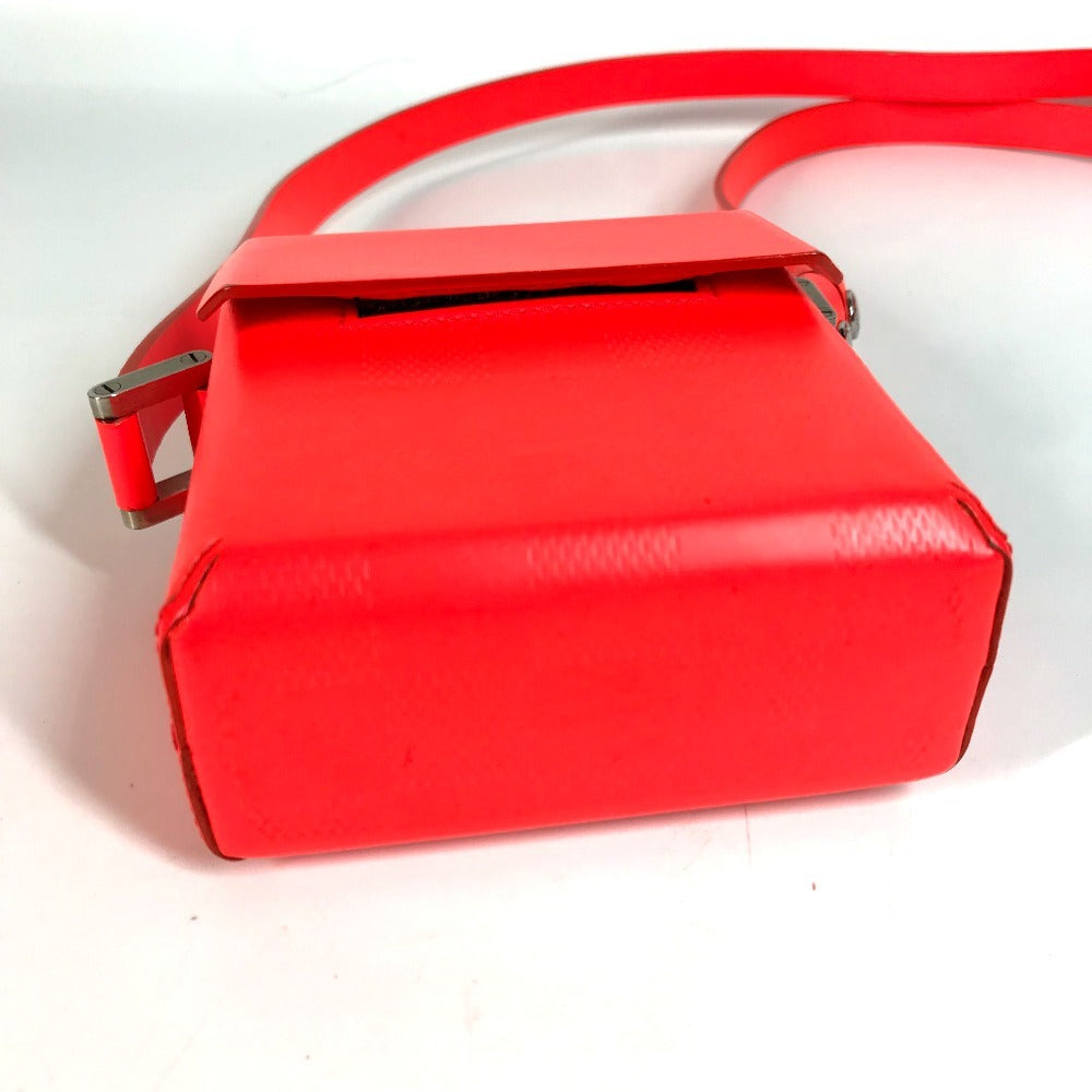 LOUIS VUITTON Shoulder Bag M92160 damier glacÃ© leather Red type Damie Grasset Marty