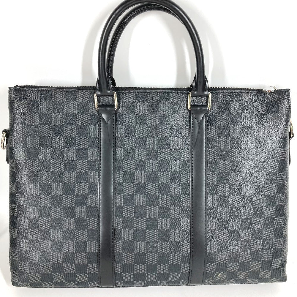 LOUIS VUITTON Business bag N40024 Damier Grafitto Canvas black Damier Grafitte Anton Briefcase