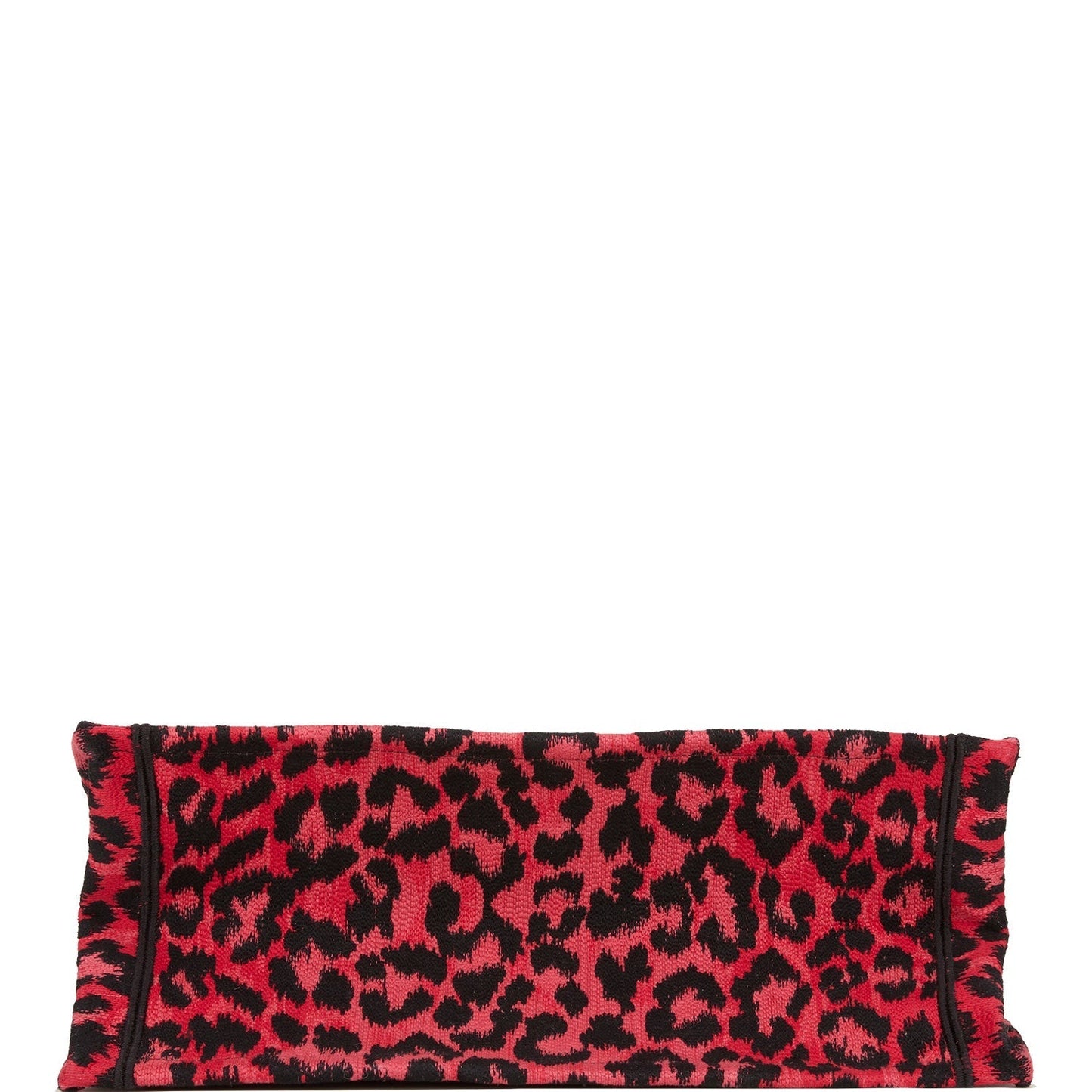 Christian Dior Book Tote Fuchsia Leopard Canvas