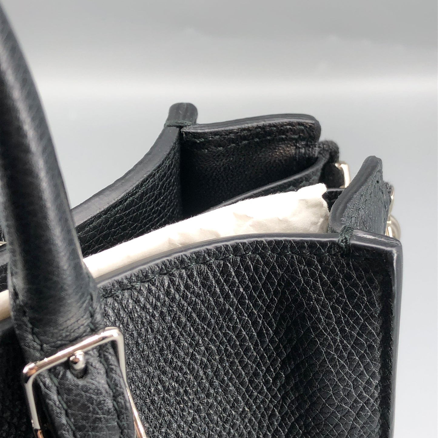 Balenciaga Everyday Small Tote Bag Black Grain Leather