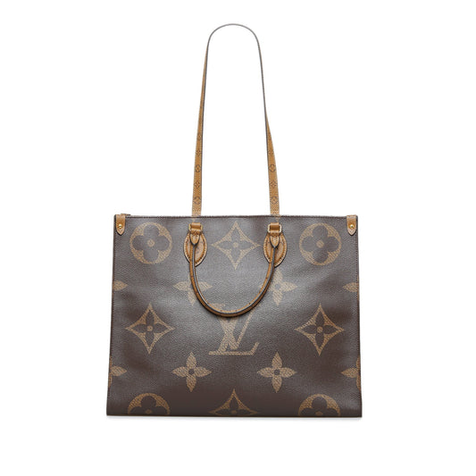 LOUIS VUITTON Monogram Reverse Giant Onthego GM Satchel