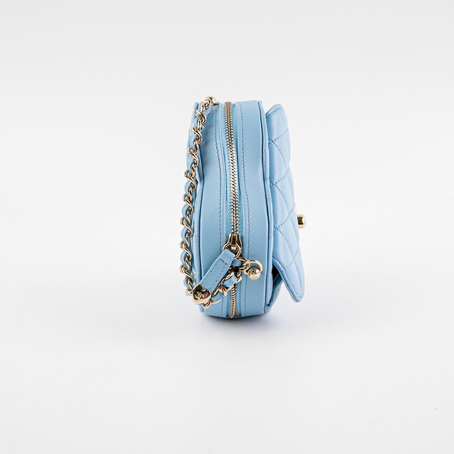 Chanel Heart Bag Mini Blue