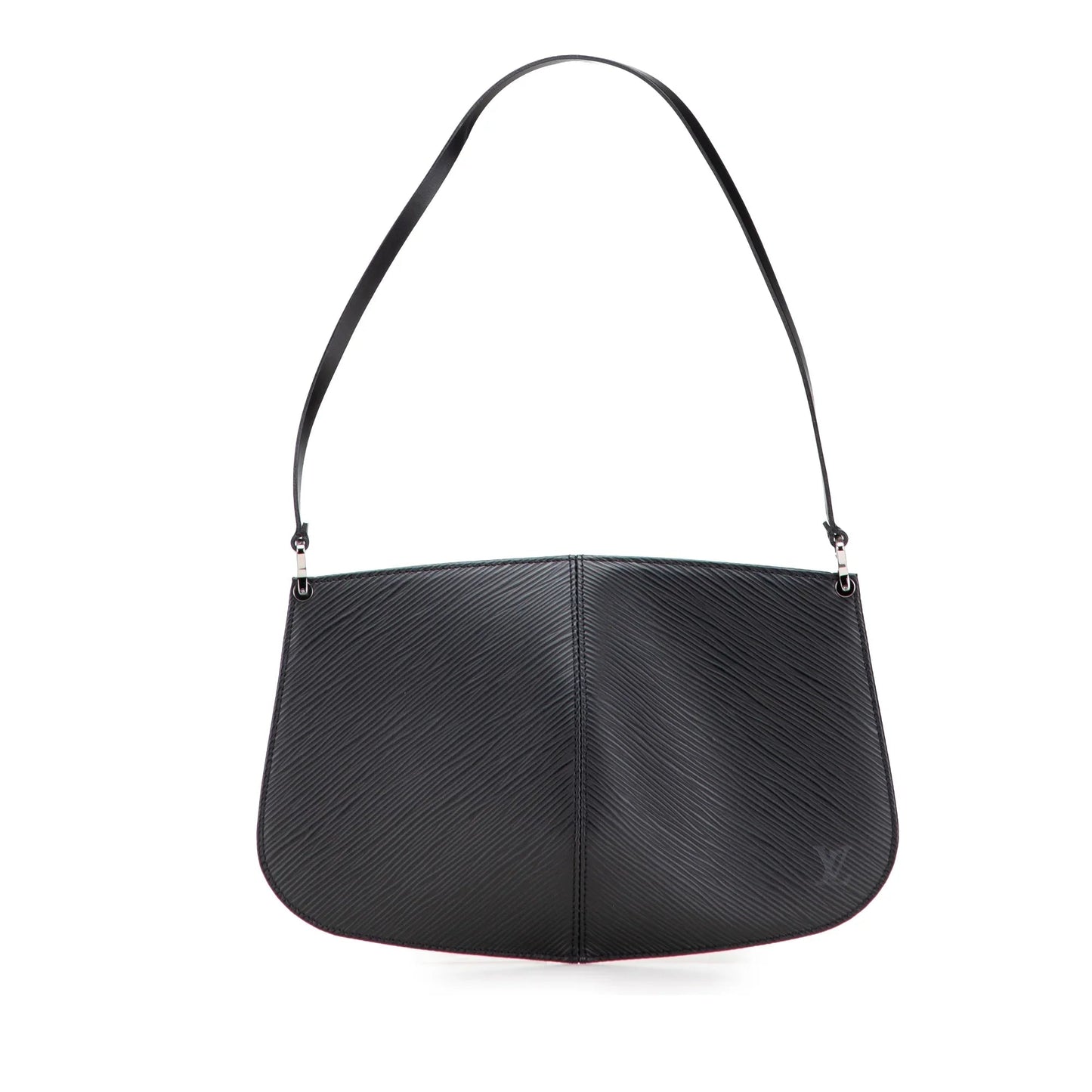 Black Louis Vuitton Epi Demi Lune Pochette Shoulder Bag