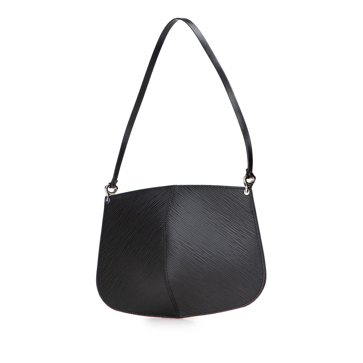 Black Louis Vuitton Epi Demi Lune Pochette Shoulder Bag