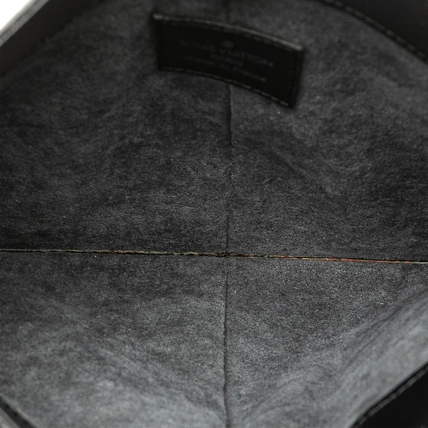 Black Louis Vuitton Epi Demi Lune Pochette Shoulder Bag