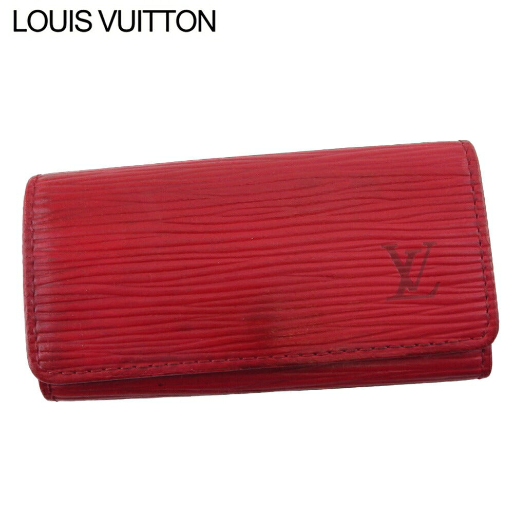 LOUIS VUITTON Key case Key holder  M63827 Red gold Multicles4