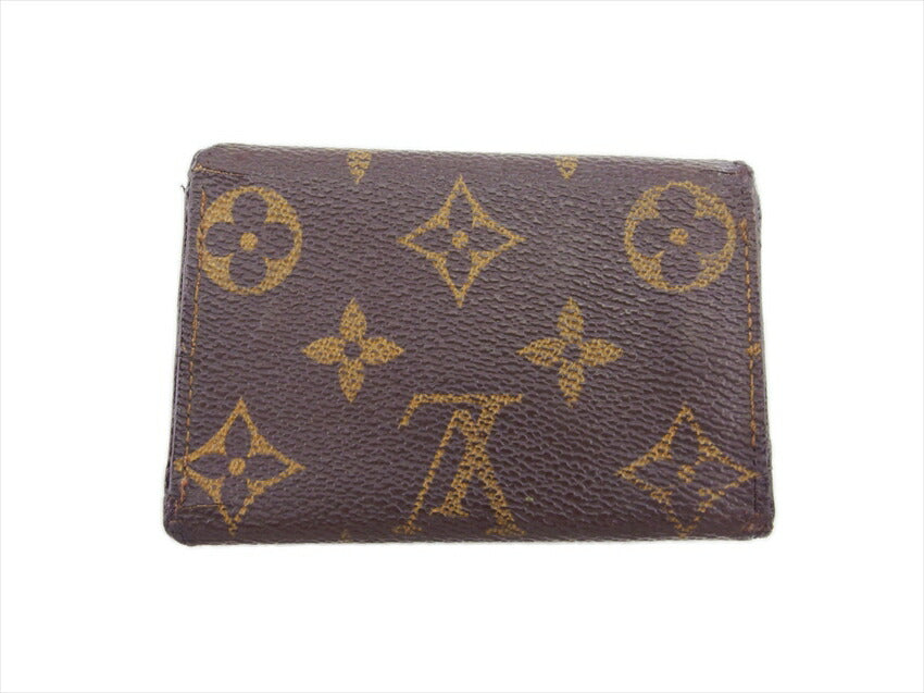LOUIS VUITTON Key case Key holder  M62630 Brown beige gold Multicles6