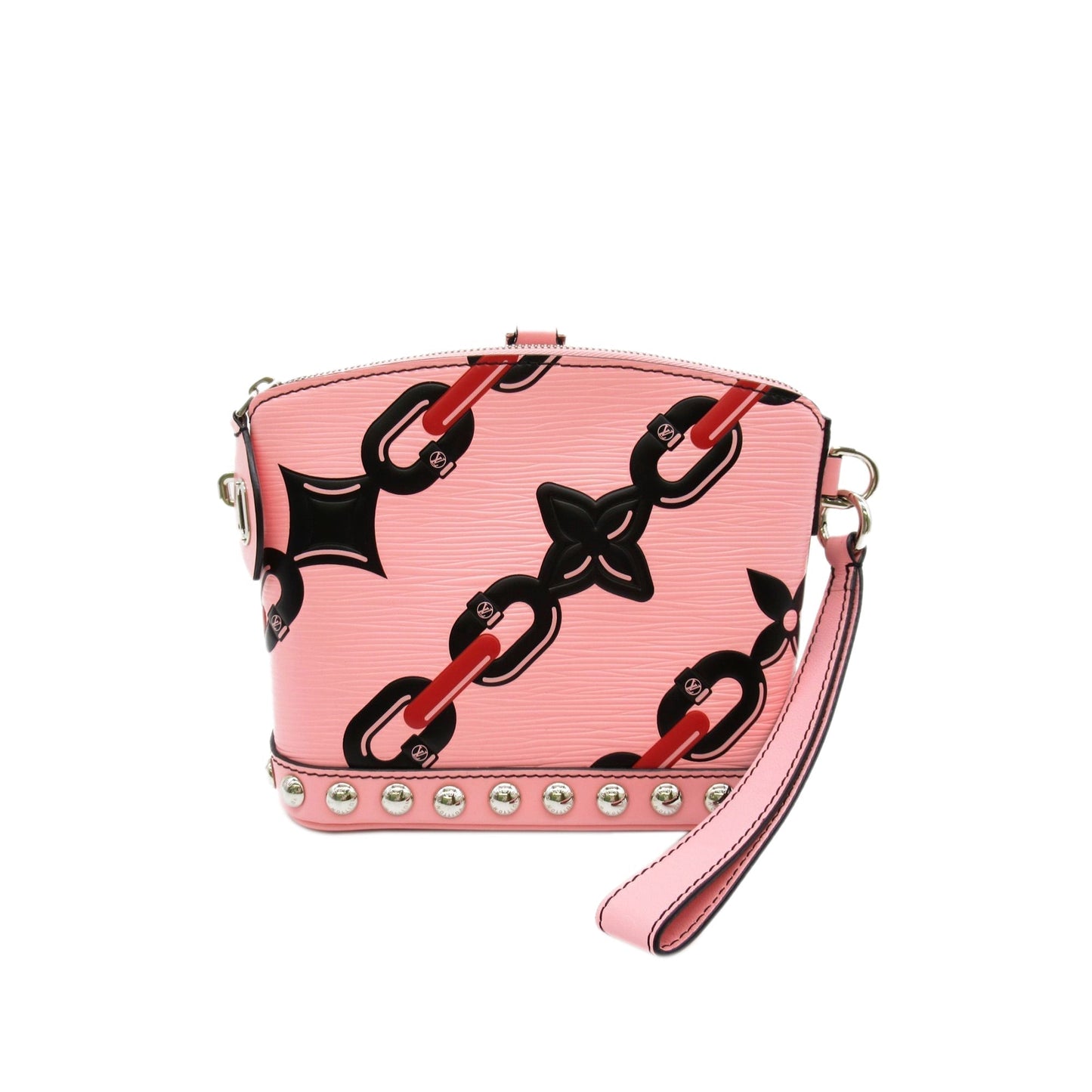 LOUIS VUITTON Epi Chain Flower Mini Lockit Handbag